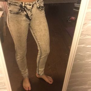 JOE'S JEANS Acid wash skinnies 24/25